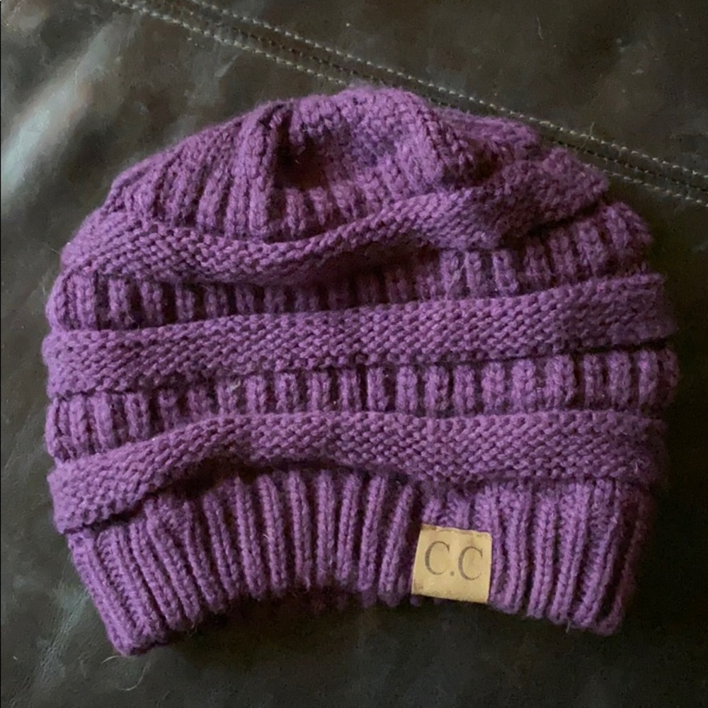 Purple C.C Beanie